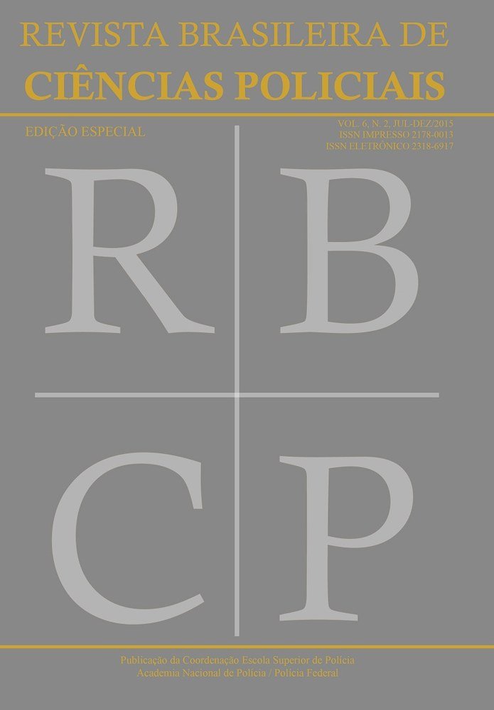 Capa da RBCP v. 6 - Autonomia e Eficiência da Polícia Federal