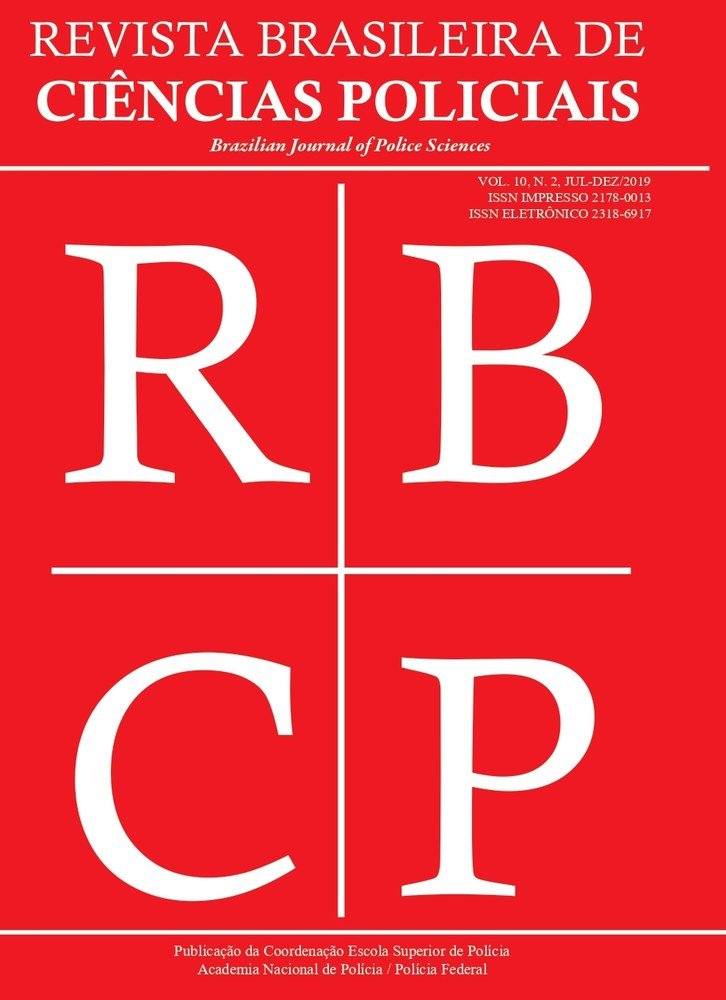Capa da RBCP v. 10, n. 2 (2019) - Violência e Garantias